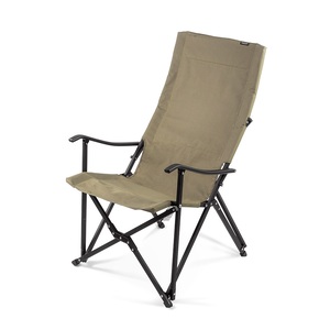 노스피크 롱 릴렉스 체어 캠핑 등받이 팔걸이 의자 올리브탄